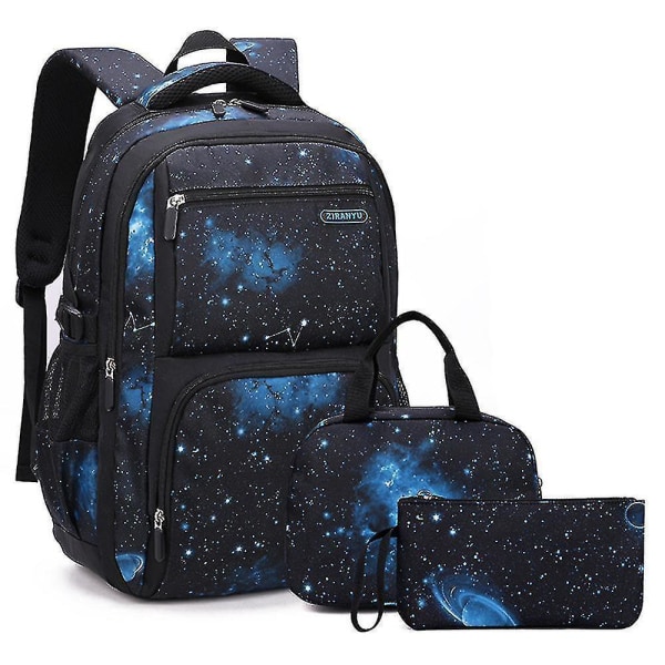 Schoolbags For Primary And Middle School Students, Boys Grades 4-10, Three-pieceColor-4