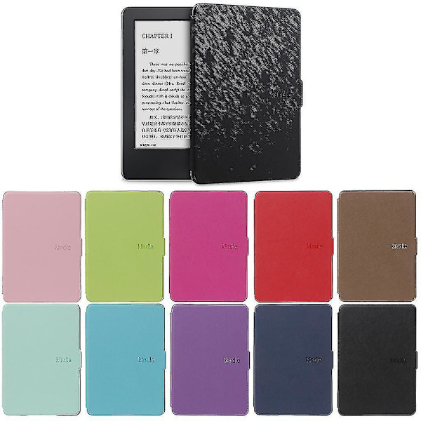 Ultra Slim Protective Shell Case Cover Compatible With 6" Amazon Kindle Paperwhite 1/2/3 Red