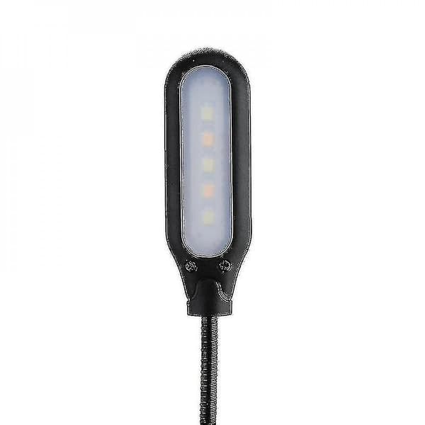 Leselys USB Oppladbart Og Fleksibelt 1W 5 LED Klemme, 3 Lysstyrkemoduser