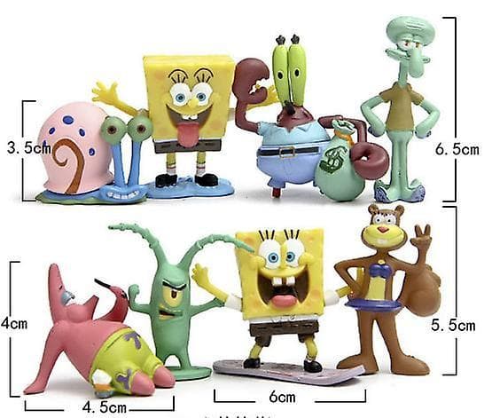 8 Pack SpongeBob SquarePants Spongebob Squarepants Christmas Gifts