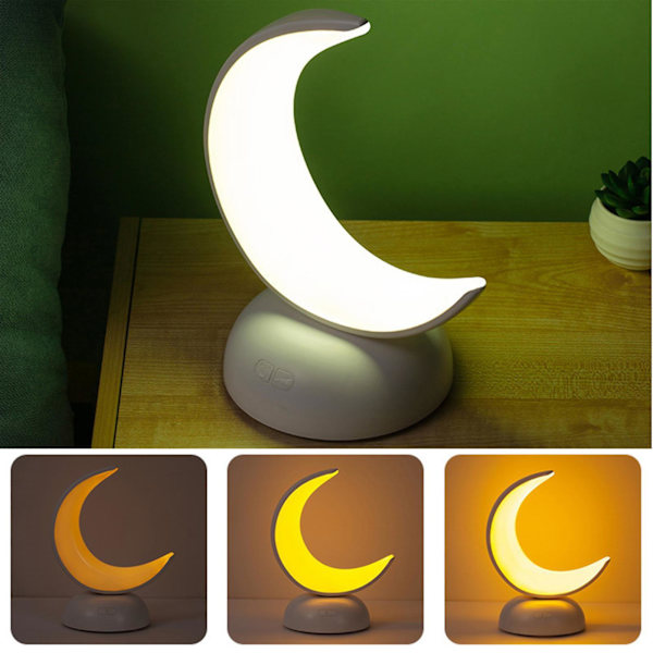 Moon Aromatherapy Lamp Usb Charging Stepless Dimming Cool White Light Warm White Light Sleeping Light Black 5.5*9.4In