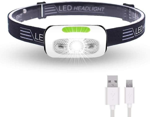500 Lumens Usb Rechargeable Headlamp,lightweight,super Bright Led Runn