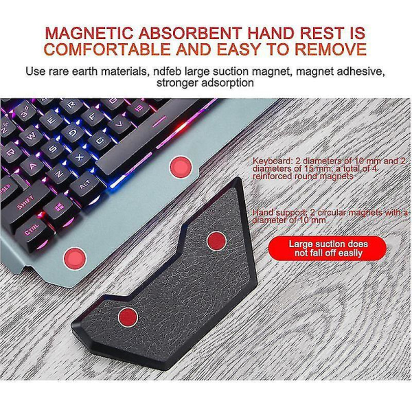 Desktop Laptop Mechanical Keyboard Rgb Led Backlight Plug And Play Ergonomic Design Waterproof Gaming Keyboard Rgb Backlight Black
