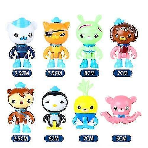 Octopus Castle Toy Barnacles Kwazii Peso Shellington Dashi Action Figures Action Figures