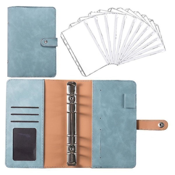 Notebook Binder Budget Planner Binder Cover With 12 Pieces Binder Pocket Personal Cash Budget Envelopes System 6 Hole Binde Auspicious