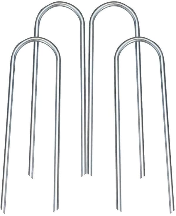 Trampoline Wind Stakes,galvanized Steel Trampoline Stakes Anchors 12pcs