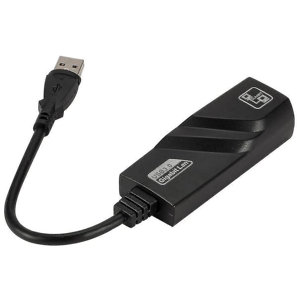 Usb 3.0 til 10/100/1000mbps Gigabit Rj45 Ethernet Lan Netværksadapter til Pl6u3