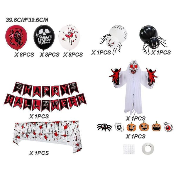 Halloween Balloon Kit, For Kids Halloween Theme Party Background Classroom Decorations
