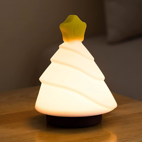Cute Tree Night Lights For Kidssoft Silicone Night Light With TimerUSB rechargeable