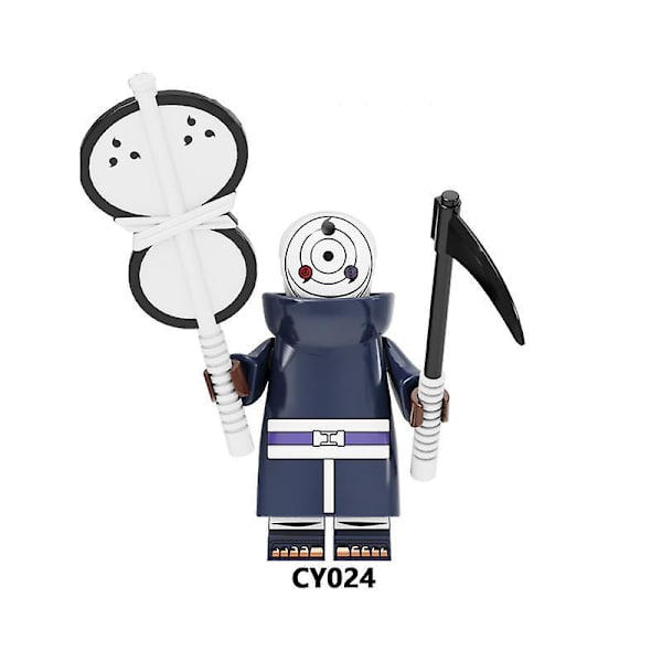 8 stk. Naruto Samlede Børne Byggeklods Minifigur Legetøj