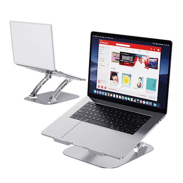 Foldable Aluminum Height Angle Adjustable Laptop Holder Stand Mount For All Laptops 11-17 Inch Notebook Computer