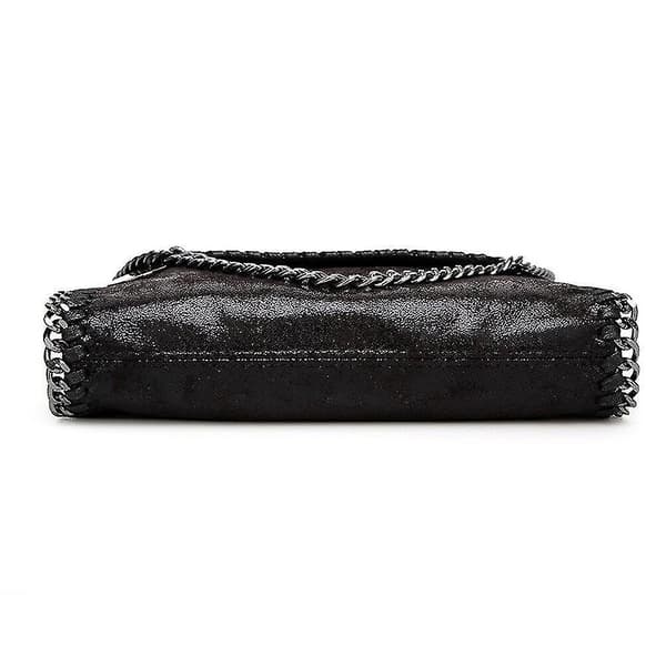 Black Simple Casual Women's Pu Leather Shoulder Bag