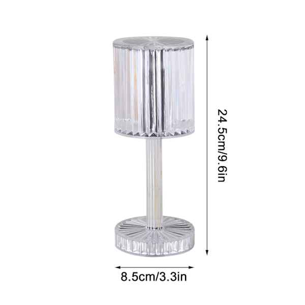 Bar Restaurant Romantic Atmosphere Table Lamp Charging Crystal Table Lam
