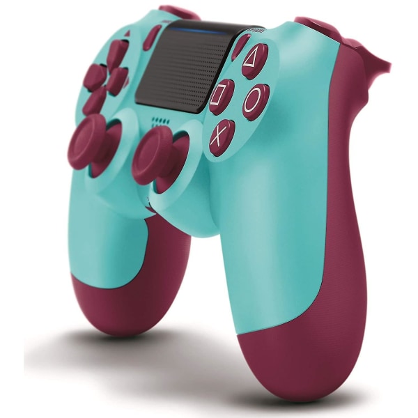 Wireless Game Controller Compatible With Ps4/ Slim/pro Console Berry Blue