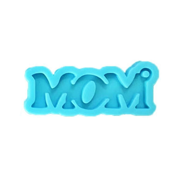 Morsdag Farsdag Tema Nøkkelring Uv Krystall Epoksy Form Mamma Pappa Engelske Bokstaver Anheng Resin Silikonform Diy Håndverk Smykker Støpeverktøy 3
