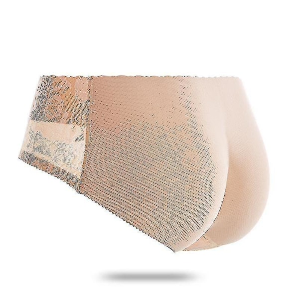 Dametruser med polstring for å løfte baken, formet for å gi en større rumpe Low waist 188beige A M
