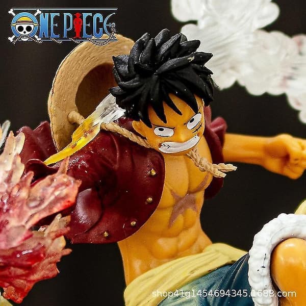 Håndlaget One Piece Ildneve Luffy Modell Dekorativ Dukke