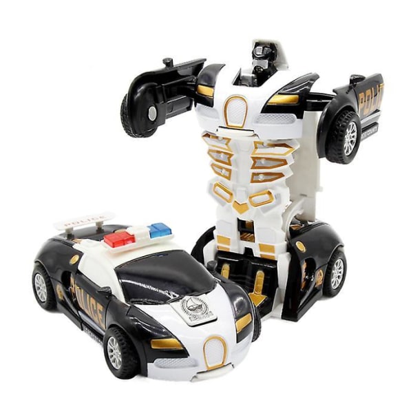 One-key Deformation Car Toys For Children Automatic Transform Robot A2