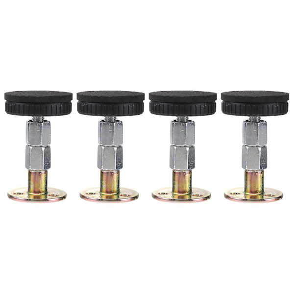 4pcs Metal Bedside Fixator Anti-sloshing Actuator Adjustable Wall Stabilizer 6.5X4CM