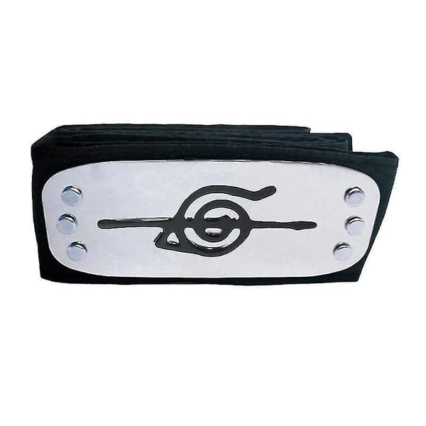 Naruto Pannebånd Med Cosplay Logo, Gullbelagt Ninja Hodeplagg B