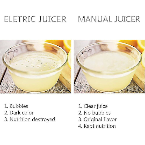 Zinklegering Manuel Juicer Appelsinjuicer Rustfrit Stål Anti-ætsende
