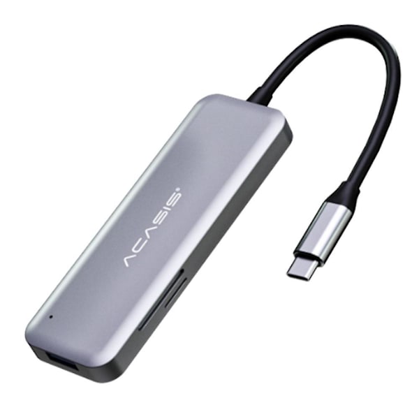 5-i-1 Type C Hub Utvidelses Dockingstasjon Usb Type-c For PC Laptop