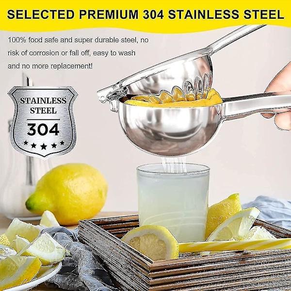 Citronpresser Stor Skål Citronpresser Med Rengøringsbørste