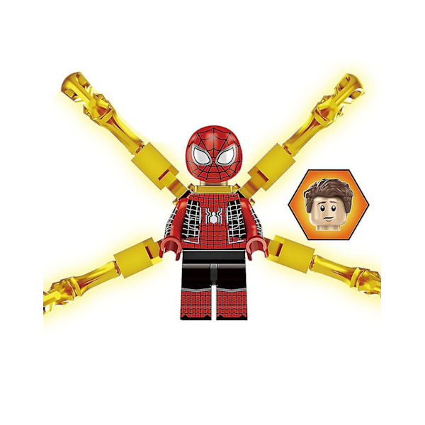 9pc Spiderman Puzzle Boy Small Particle Building Block Minifigure