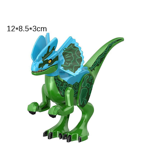 8 kpl Jurassic Dinosaur World minihahmoleluja Type A