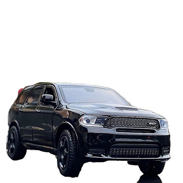 1:32 Dodge Durango SUV Metalliseos Automalli Painevalettu Metallinen Leluauto Black