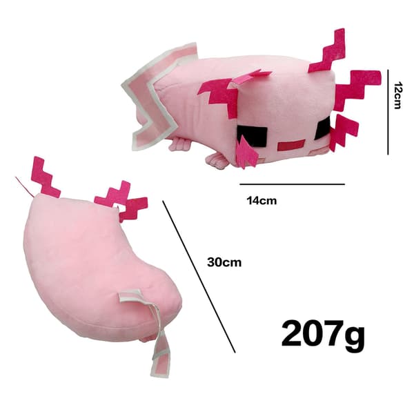 Axolotl Pehmolelu Minecraft Animoitu Pehmopupu Isot Pelit Kissa Pehmolelu B