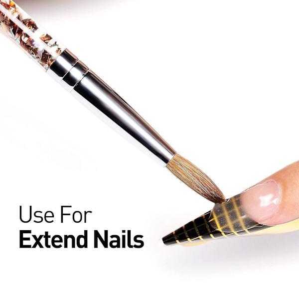 Akryl Neglebørste Til Akryl Pulver Manicure Pedicure 1 stk 10