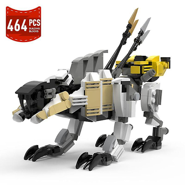 Game Horizons Serrated Thunder Mechanical Beast Building Blocks Classic Game Cool Action Figures Bricks Model Children Toys 464PCS
