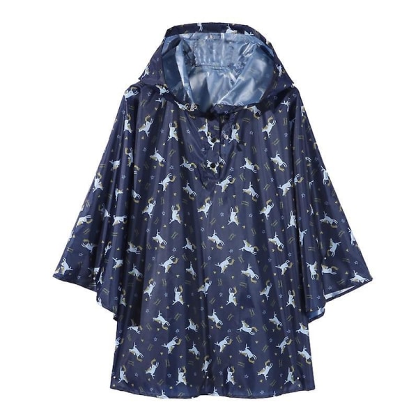 Kevyt lasten sadeponcho-takki vedenpitävä ulkovaate sadetakki style 8 S