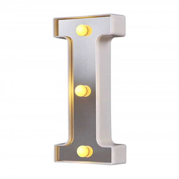 LED Marquee Bogstav Lys 26 Alfabet Lysende Bogstaver Skilt Perfekt Til Natlys Bryllup Fødselsdagsfest Julelampe Hjemmebar Dekoration B09 I