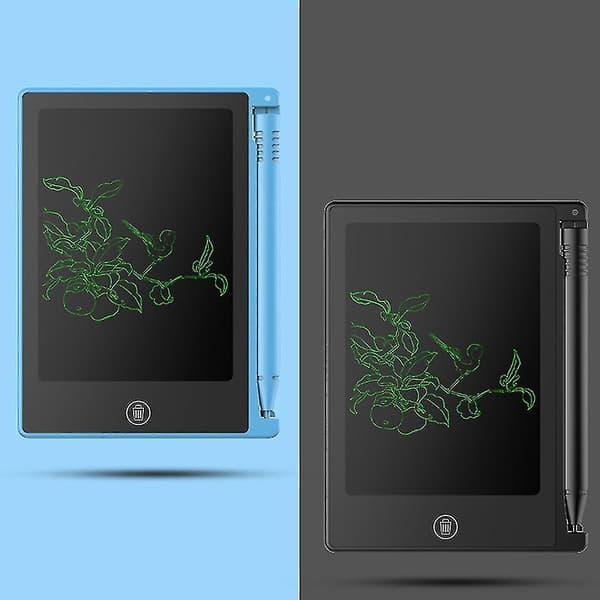 4,4 tommer Bærbar LCD Skriveplade Digital Tegne Graffiti Tavle med Pen Blue