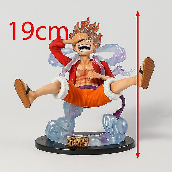 One Piece Femte Gear 5 Solgud Luffy Nika Samlerfigur Model Dukke Dekoration Legetøj red no box