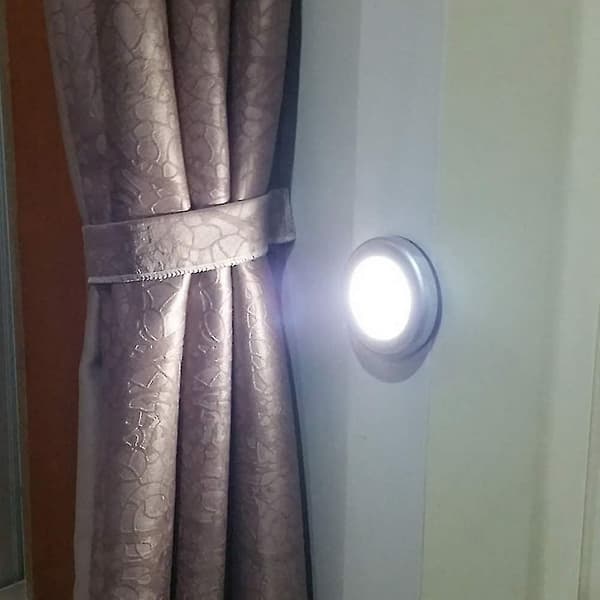 Closet Lamp/led Cabinet,6pcs Lamps Wardrobe Night Light,led Lighting Motion Detector,(battery Powered) White Warm Light True white