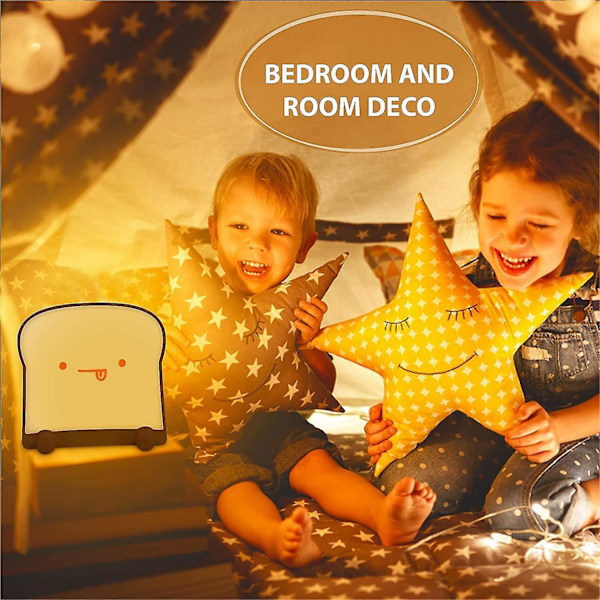 Children's Night Light-cute Bedside Lamp For Kids With Integrated Smartphone Holder