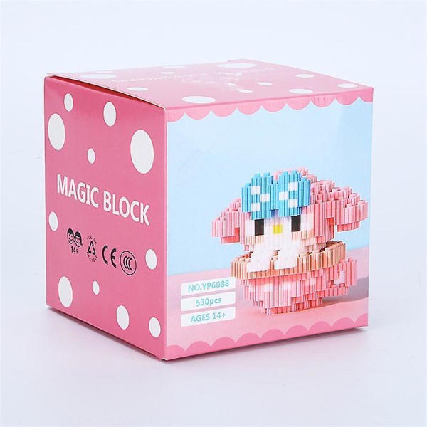 Toy Building Blocks Stall Small Particles High Difficulty Puzzle Assembled Toys-style 61