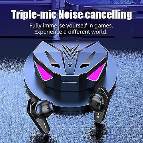 Wireless Earbuds Low Latency Waterproof Mic Noise Cancelling Gaming Earbuds Bt 5.0 Touch Enabled
