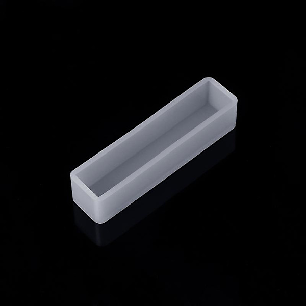Silikoneform DIY Firkant Rektangel Epoxy Resin Spejl Håndværk Smykker Dekoration H