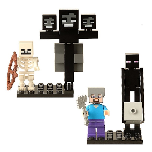8 stk. Figursæt Actionfigur Minifigurer Børnelegetøj Fødselsdagsfestgaver Til Voksne Og Børn Drenge Piger
