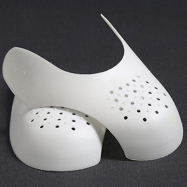 Sneakers Sko Beskyttelse Anti Brett Trener Beskytter Reduserer White L