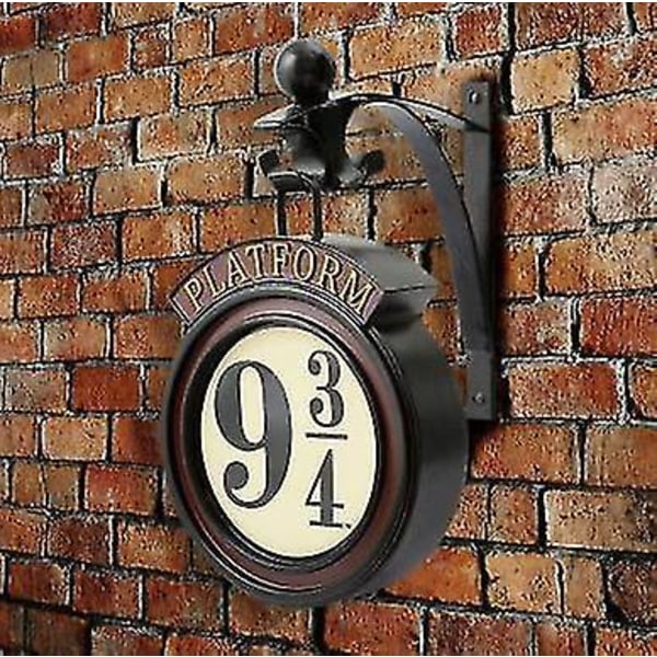 Harry Potter Hængende 9 3/4 Natlampe, metal Væghængt 9 Natlampe