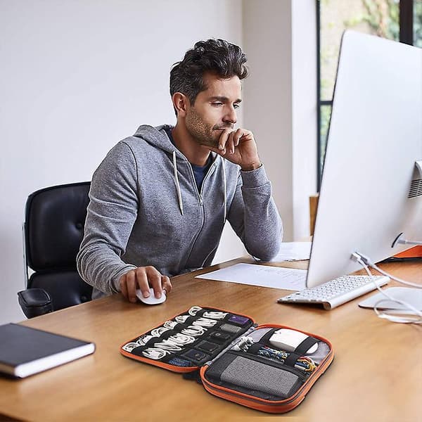 Multi-function Travel Digital Storage Bag Mobile Power Headset U Disk Data Cable Storage Bag Cable Bag Usb Gadget Organizer