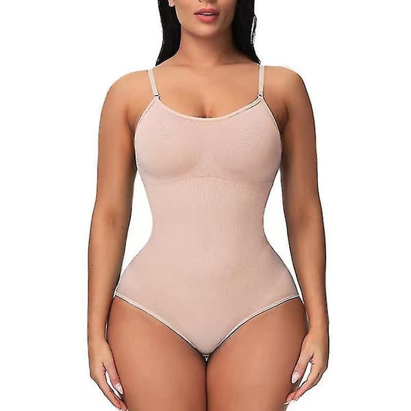 Slankende body for kvinner, figurformende slankedress med fast magekontroll S