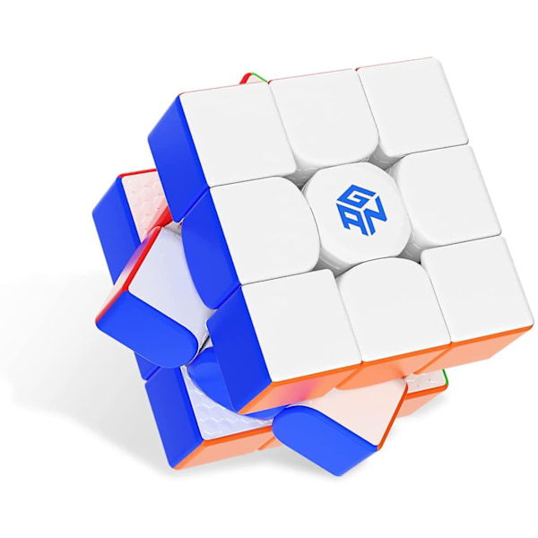 Gan11 M, 3x3 Magnetisk Speed Cube Stickerless Gans Magic Cube Stickerless Cube Frosted Overflade (primær Intern)