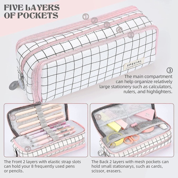 2 compartment 2024 makeup bag