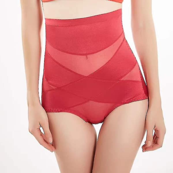 Mimigo Cross Compression Abs Shaping Pants Women Slimming Body Shaper Tummy Control Red M